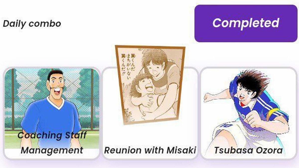 Combo harian Captain Tsubasa Rivals 23 Oktober 2024.