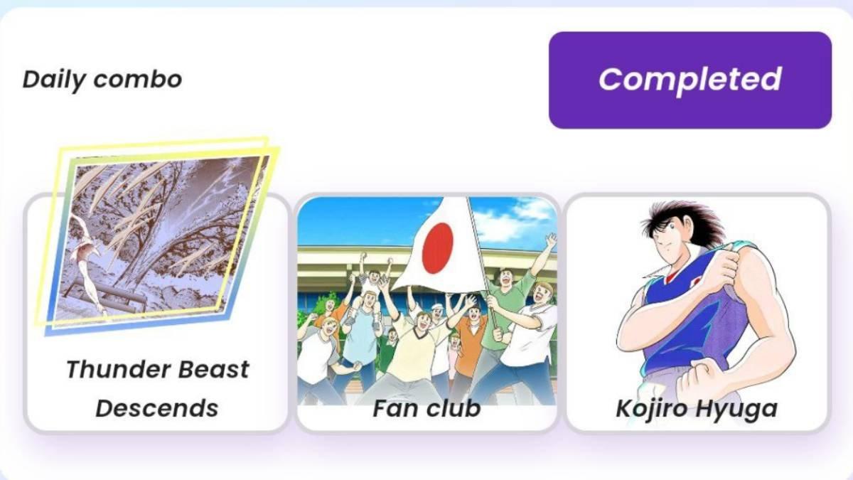 Combo harian Captain Tsubasa Rivals 25 November 2024.