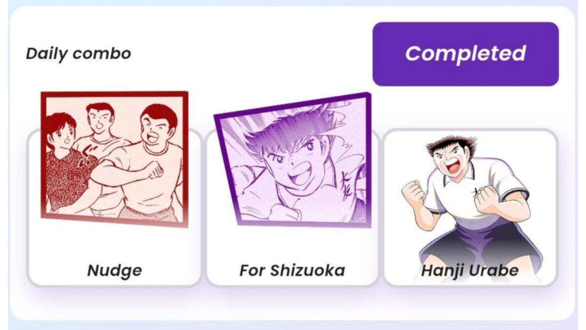 Combo harian Captain Tsubasa Rivals 25 September 2024.