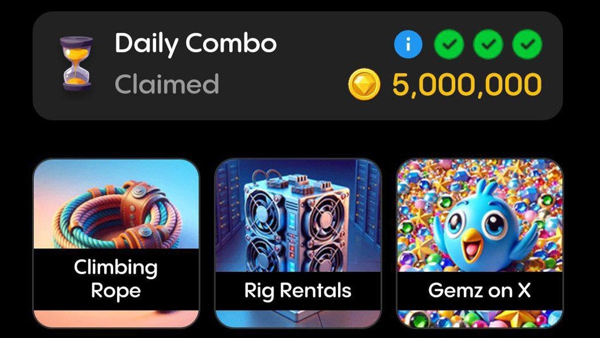 Combo harian Gemz 1 Oktober 2024.