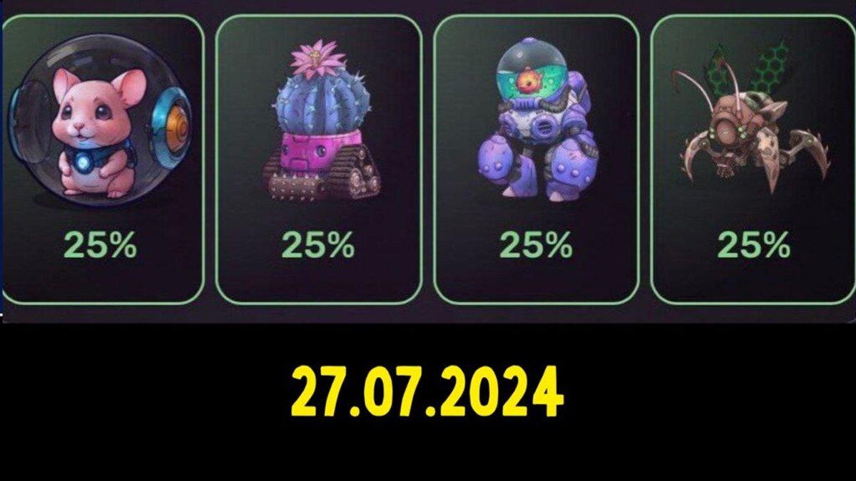 Combo harian PixelTap by Pixelverse 27 Juli 2024.