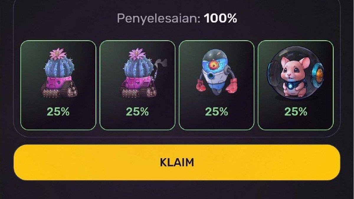 Combo harian PixelTap by Pixelverse hari ini Rabu, 10 Juli 2024.