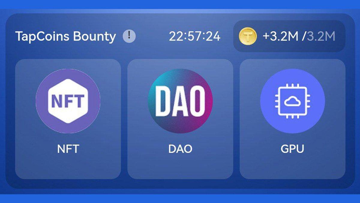 Combo harian TapCoin 24 Agustus 2024.