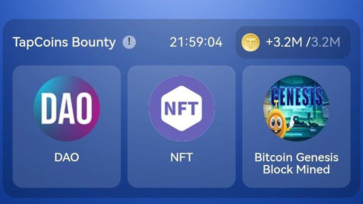 Combo harian Tapcoins 1 Oktober 2024.
