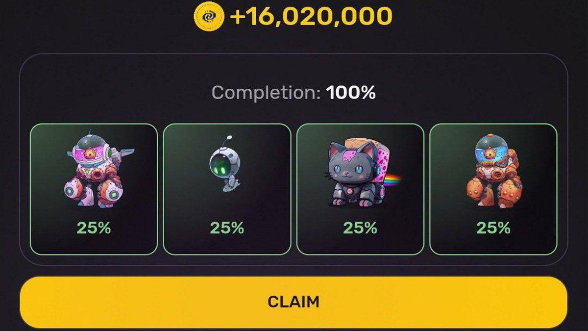 Combo harian atau daily combo PixelTap by Pixelverse, 21 Juli 2024.