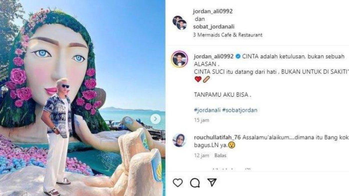 Curahan hati Jordan Ali soal cinta pasca putus dari Eva Manurung