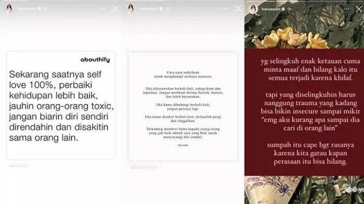 Curhat Hana Hanifah di Instagram