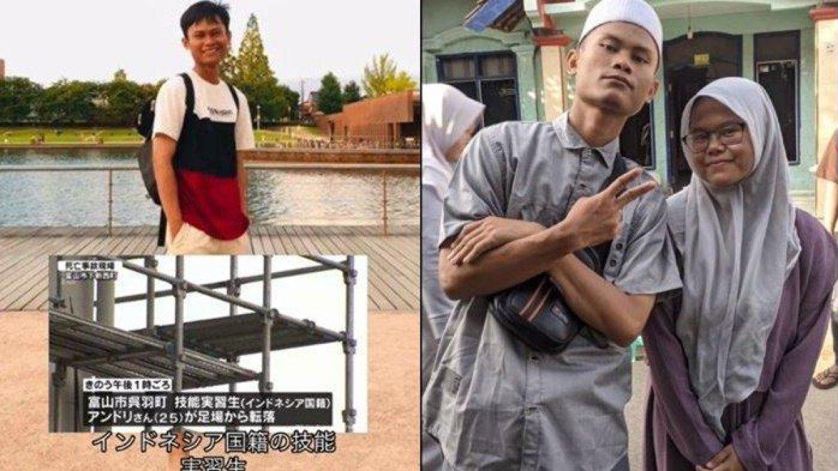 Curhat Intan, Adik Andri, TKI yang meninggal karena terjatuh dari ketinggian 12 meter di Toyama, Jepang, Jumat (1/12/2023).