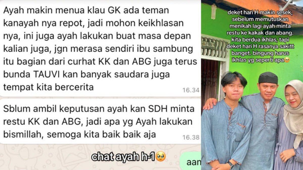 Curhat anak berat hati antar ayah nikah lagi