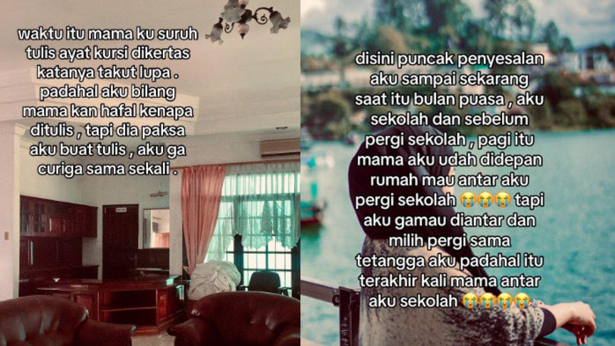 Curhat pilu gadis kehilangan ibunya, nyesal tak wujudkan permintaan terakhir