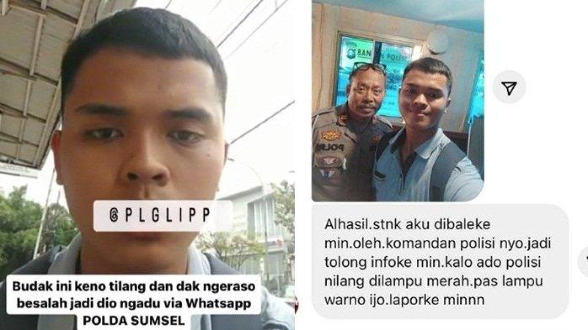 Curhat pria di Palembang ditilang polisi mengaku diminta uang Rp200 ribu, lapor ke Polda Sumsel