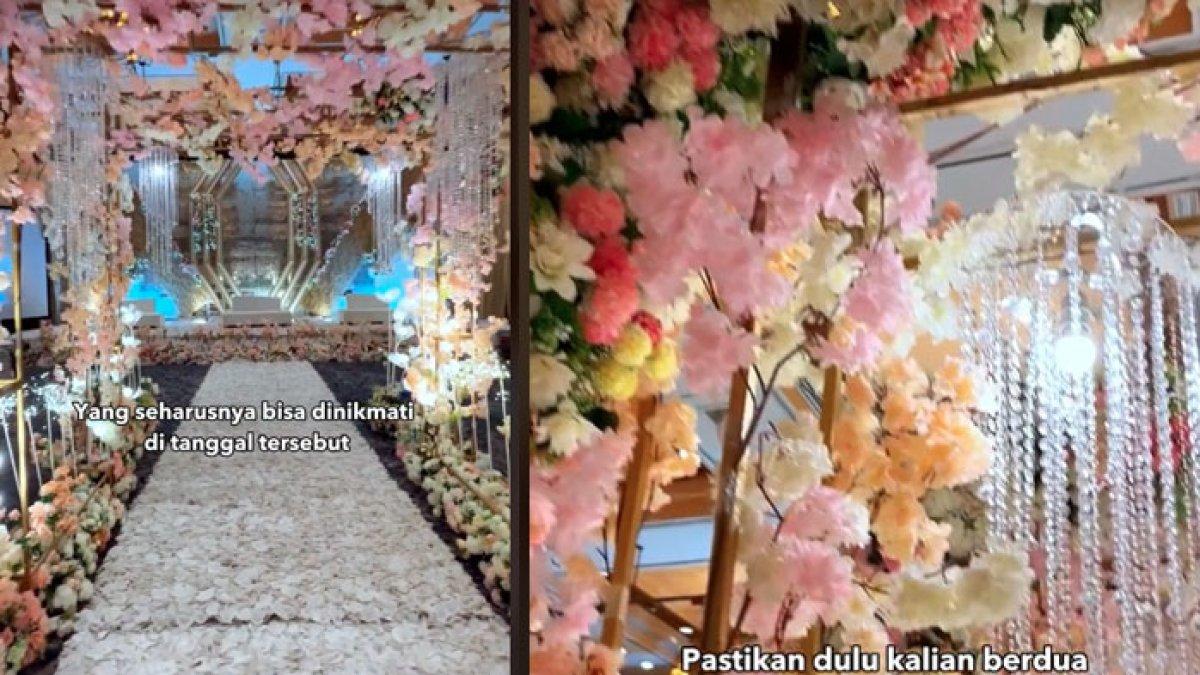 Curhat vendor nikah sudah pasang dekorasi mewah tapi pernikahan batal H-7