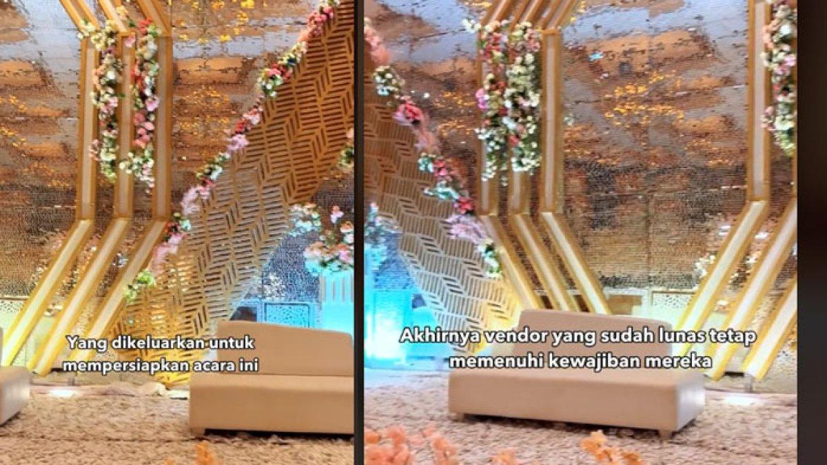 Curhat vendor nikah sudah pasang dekorasi mewah tapi pernikahan batal H-7