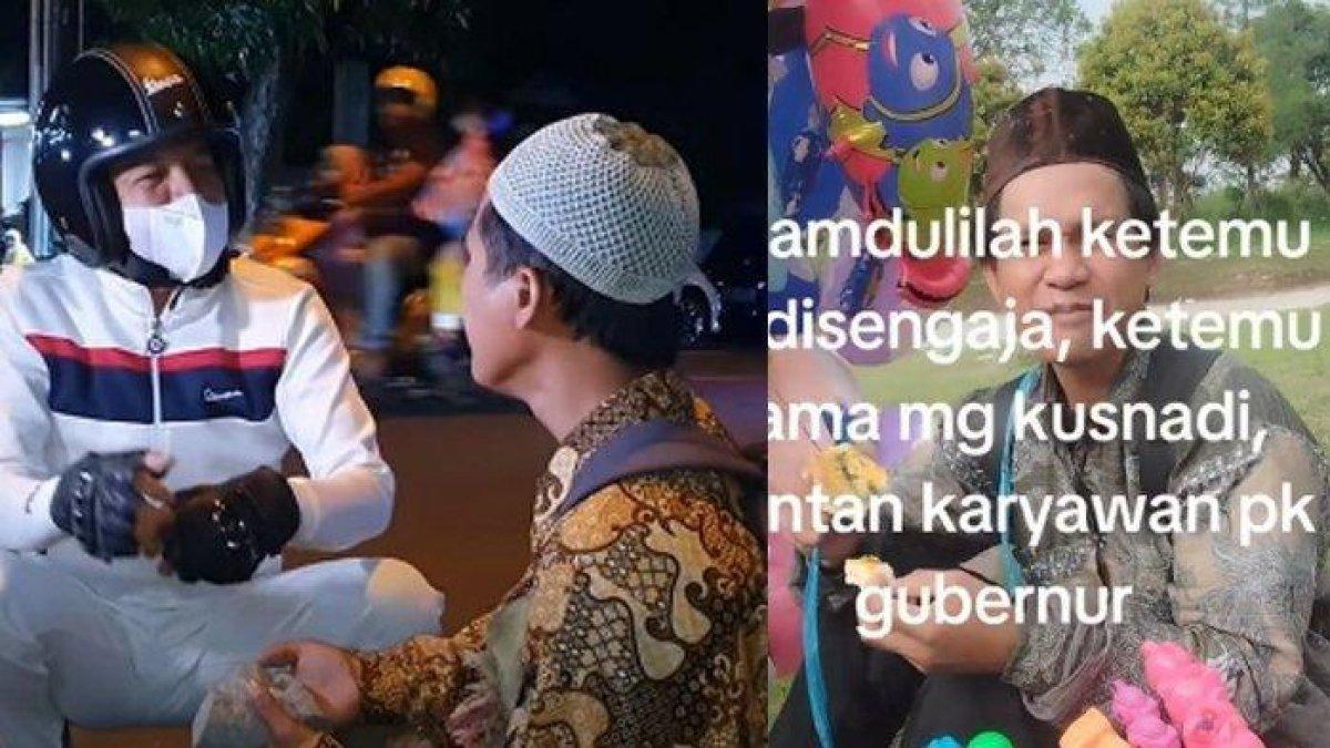 DEDI MULYADI KUSNADI - Dedi Mulyadi dan Kusnadi, mantan karyawannya yang kini jualan balon.