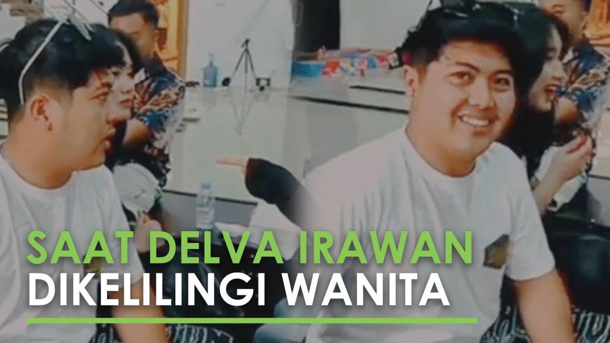 Momen saat Delva Irawan Dikelilingi Wanita Cantik, Tetap Terkesan Cool