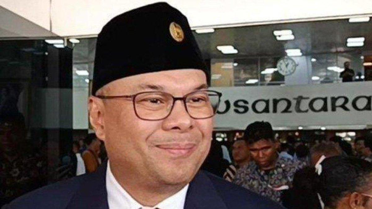 DILANTIK – Romy Soekarno cucu Soekarno dilantik jadi anggota DPR RI periode 2024 – 2029.