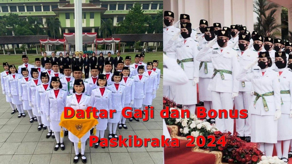 Daftar gaji dan bonus Paskibraka 2024