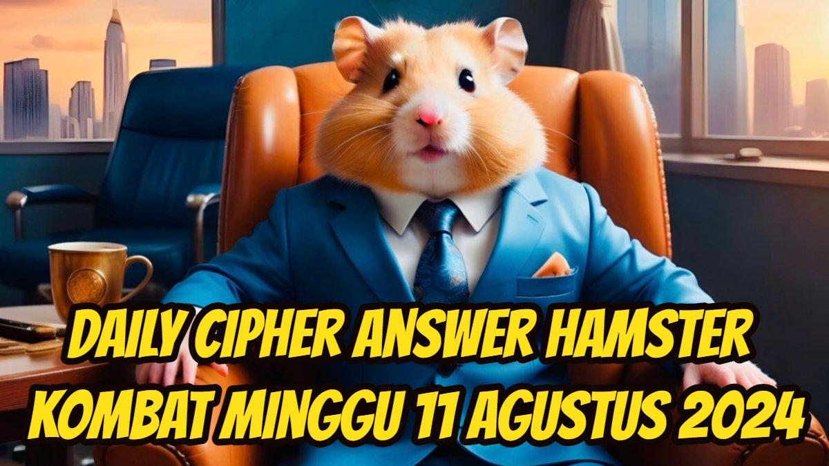 Daily Cipher Answer Hamster Kombat Minggu 11 Agustus 2024