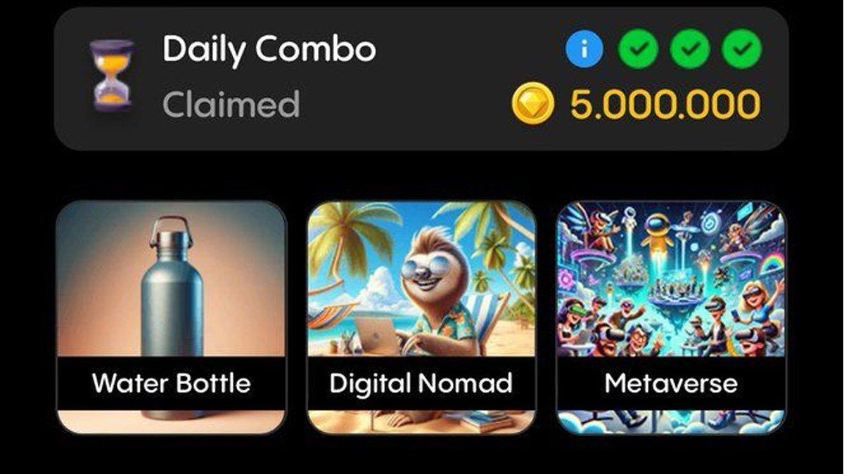 Daily combo atau combo harian Gemz, 21 Juli 2024.
