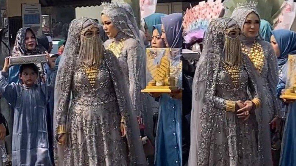Dandanan mertua dan kakak ipar lebih heboh dari pengantin wanita