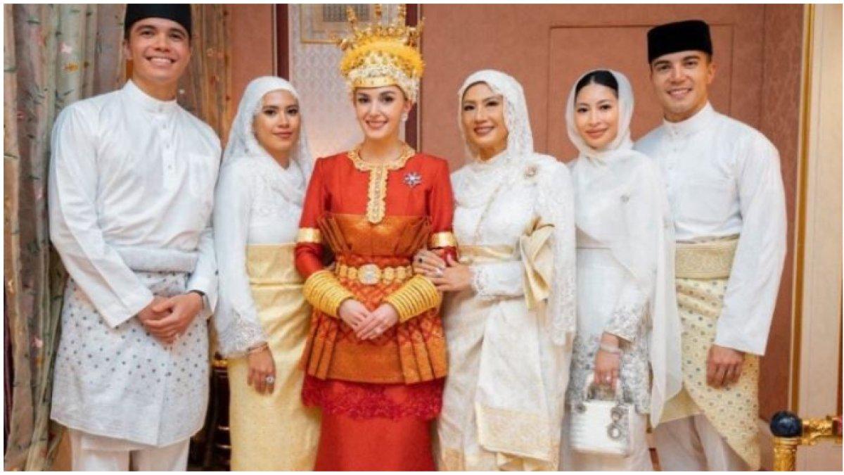Danial bersama istri dampingin sang adik Anisha menikah