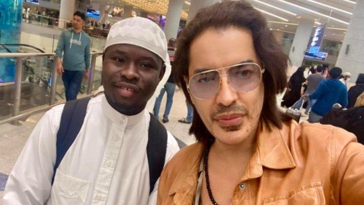 Danny Lambo bersama Abdul Basit yang membimbingnya masuk Islam.