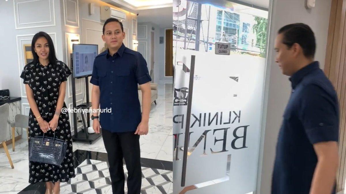 Datangi klinik kecantikan berdua, Rizky Irmansyah temani Nikita Mirzani perawatan?