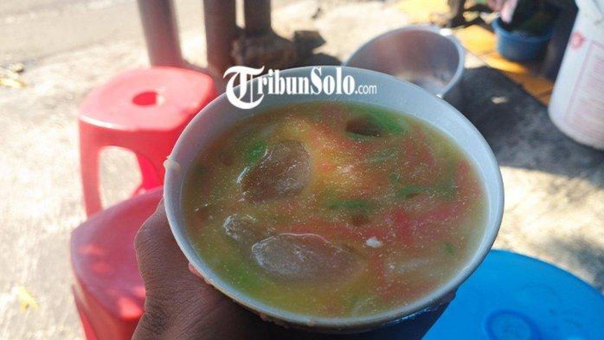 Dawet Beras Handayani di Jalan Rajawali, Depan Gang Latar Putih, Bareng, Klaten