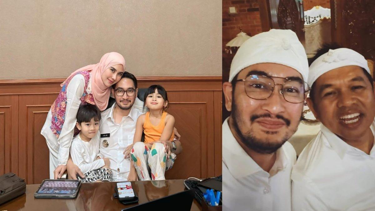 DEDI MULYADI - (kiri) Capture unggahan Instagram Syahnaz pamer anak-anak kunjungi kantor ayahnya (kanan) kebersamaan Dedi Mulyadi dan Jeje Govinda. Dedi Mulyadi puji Jeje Govinda yang kerja bawa anak
