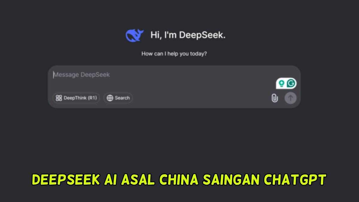 DeepSeek AI saingan ChatGPT kena serangan siber.