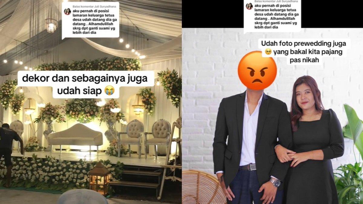 Dekorasi pernikahan sudah siap