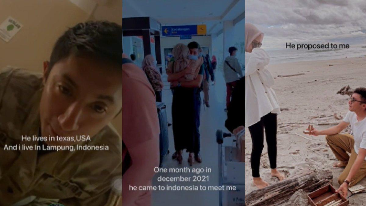 Momen Riska bertemu Denis, tentara Amerika.