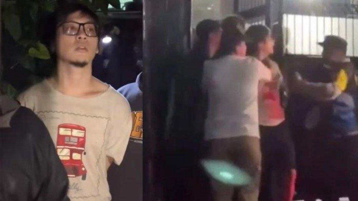 Detik-detik Penangkapan Pelaku Ancam Bunuh Dokter Gigi Vissi di Bandung, Ngamuk Dijemput Polisi