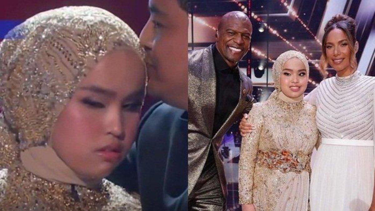 Detik-detik Putri Ariani diumukan sebagai peringkat keempat di ajang pencarian bakat America’s Got Talent 2023.