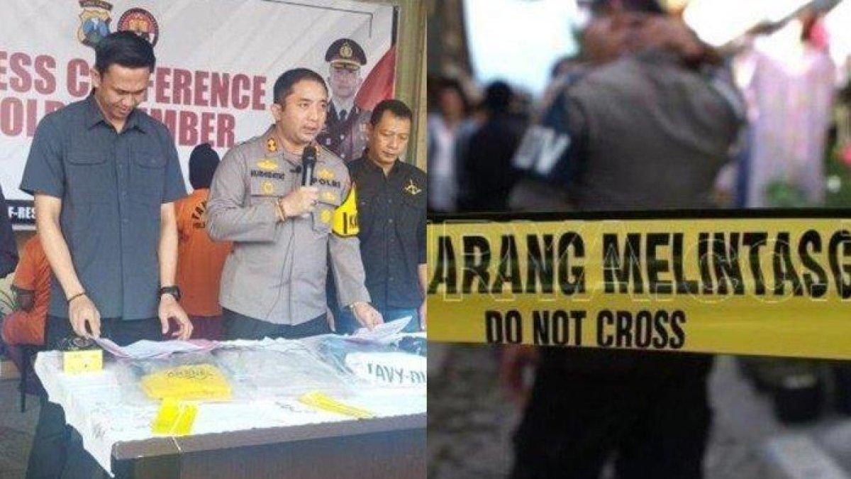 Detik-detik kejamnya anak kandung dan calon mantu tega bunuh ibu kandung di Jember, Jawa Timur gegara tak restui menikah.