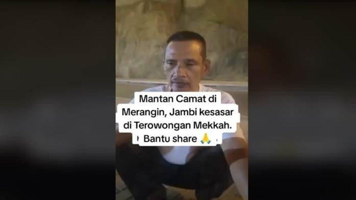 Mantan camat hilang saat umroh di Mekkah.