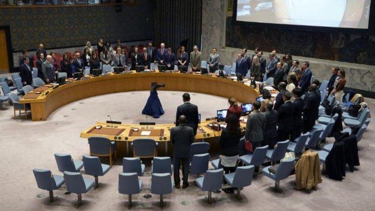 Dewan Keamanan PBB mengheningkan cipta sebelum bertemu mengenai konflik antara Israel dan Hamas, pada 10 November 2023, di Markas Besar PBB di New York City.