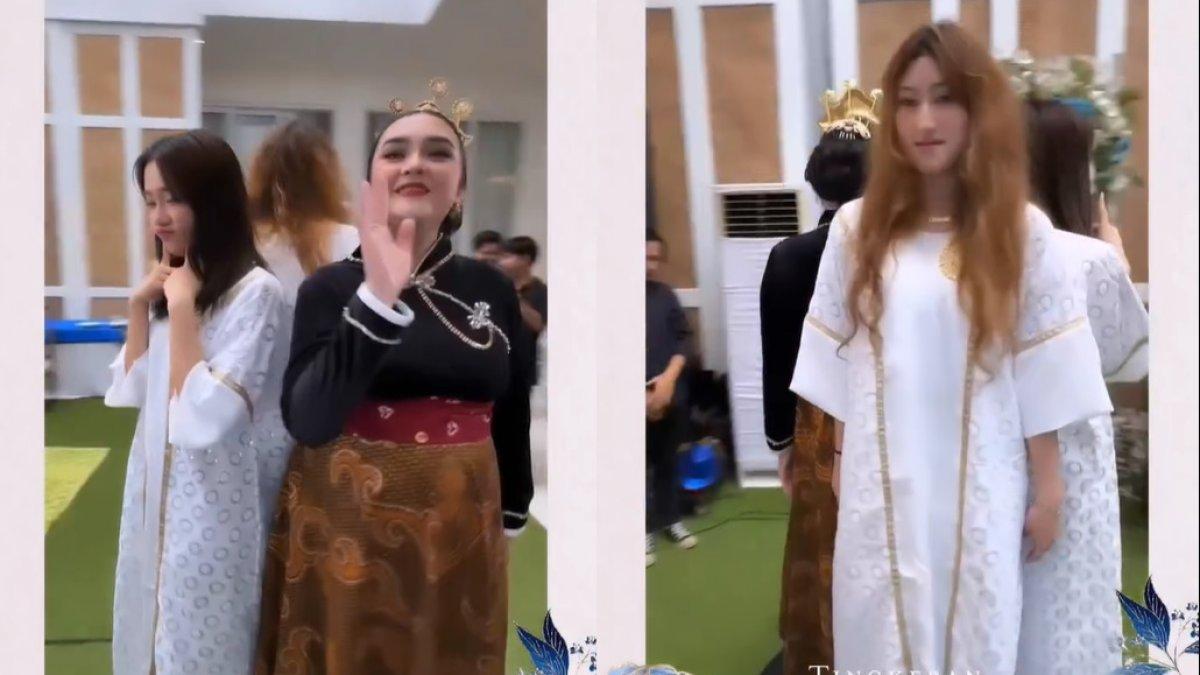 Dianda hadiri acara tingkeban Suci Winata