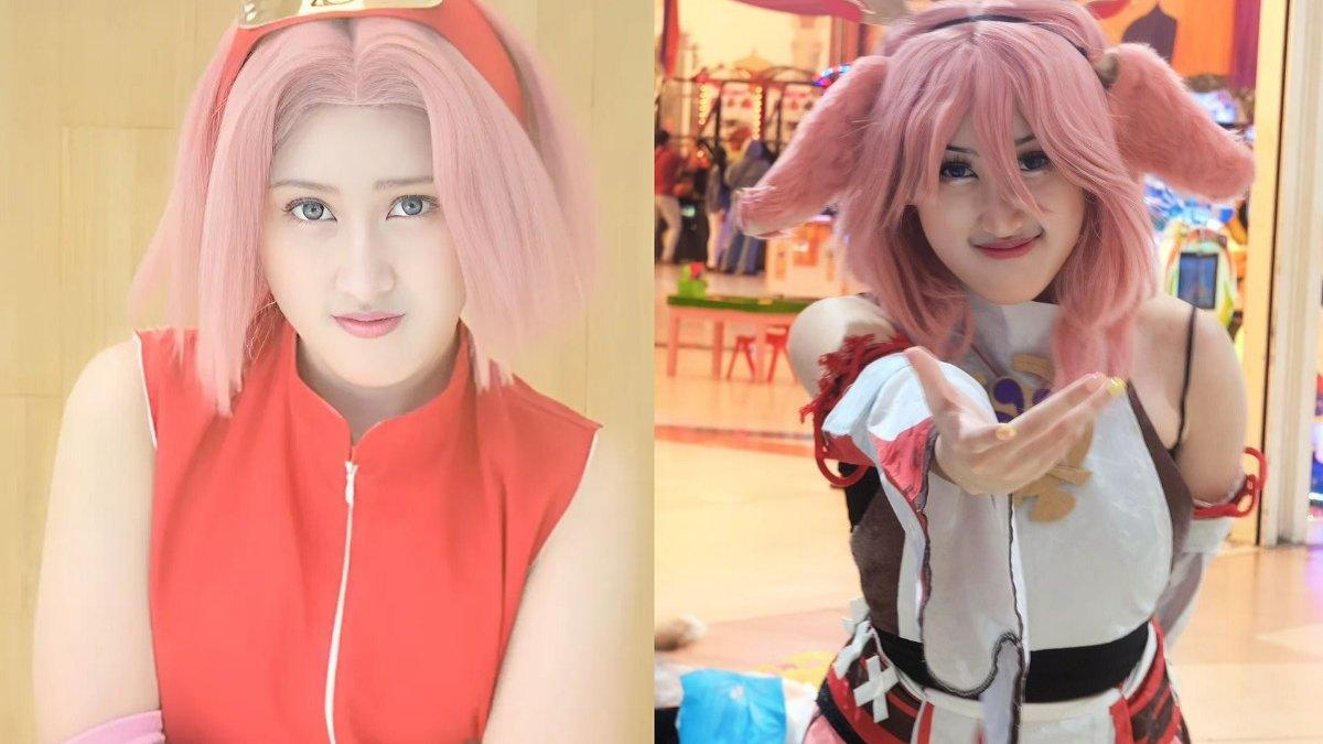 Dianda hobi cosplayer menjadi tokoh anime