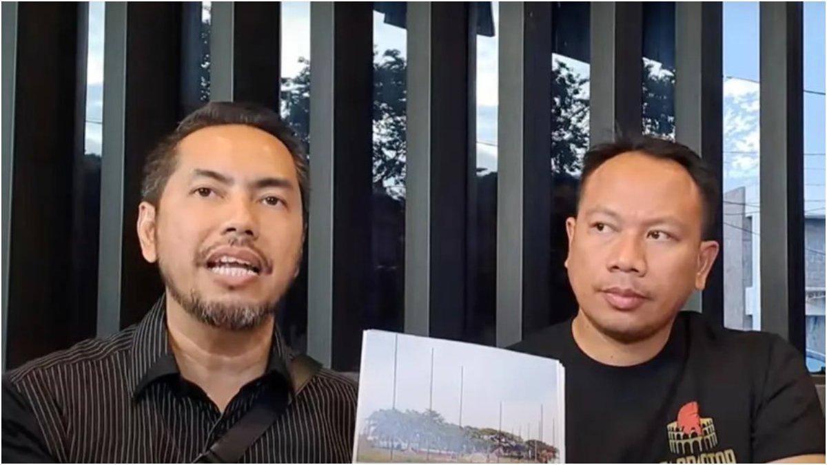 Didampingi kuasa hukum, Sunan Kalijaga, S.H., Vicky Prasetyo menyebut tak ada aksi tipu-tipu dalam proyek arena mini-soccer.