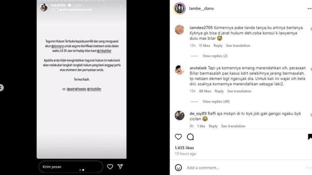 Diejek Utangnya Dibayar Lesti Kejora, Rizky Billar Ngamuk Ancam Laporkan Haters ke Polisi