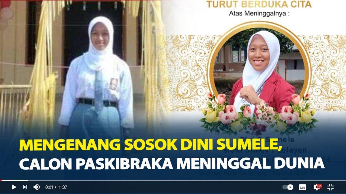 Dini Paskibraka Balmong Sulawesi Utara meninggal dunia