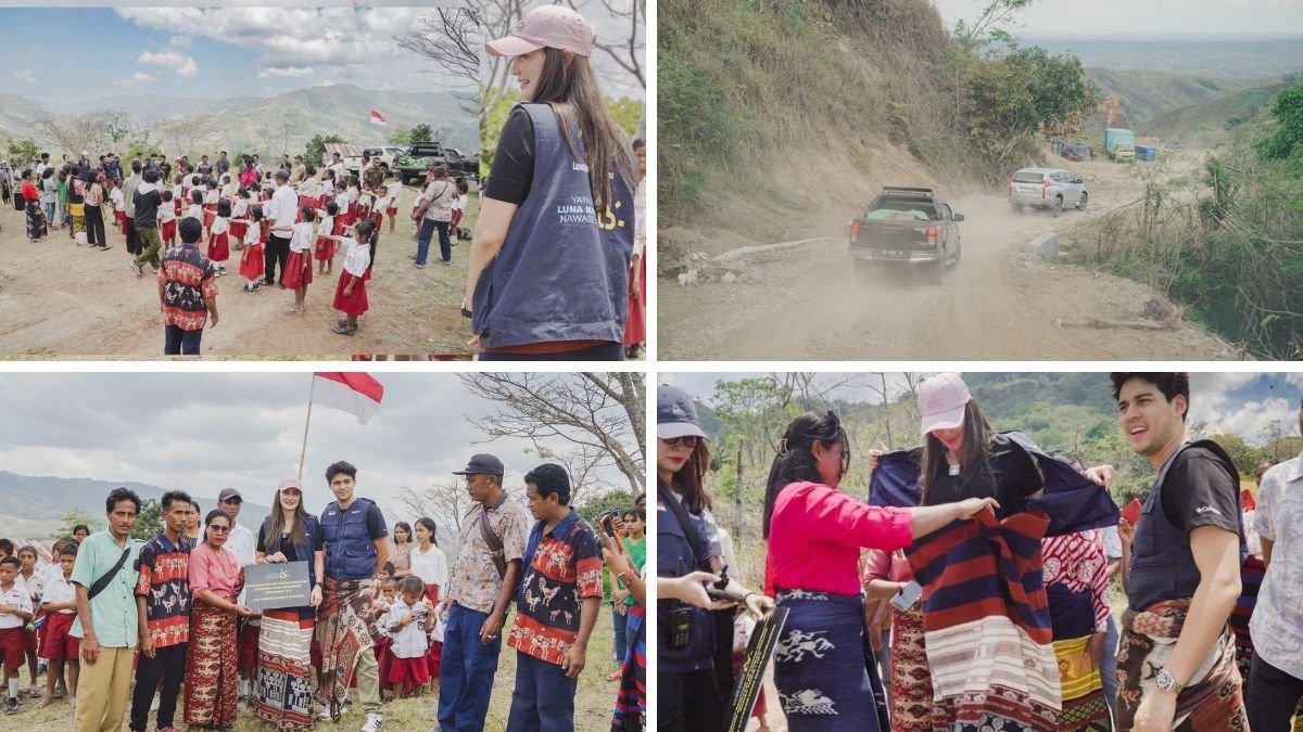 Disambut hangat oleh masyarakat desa