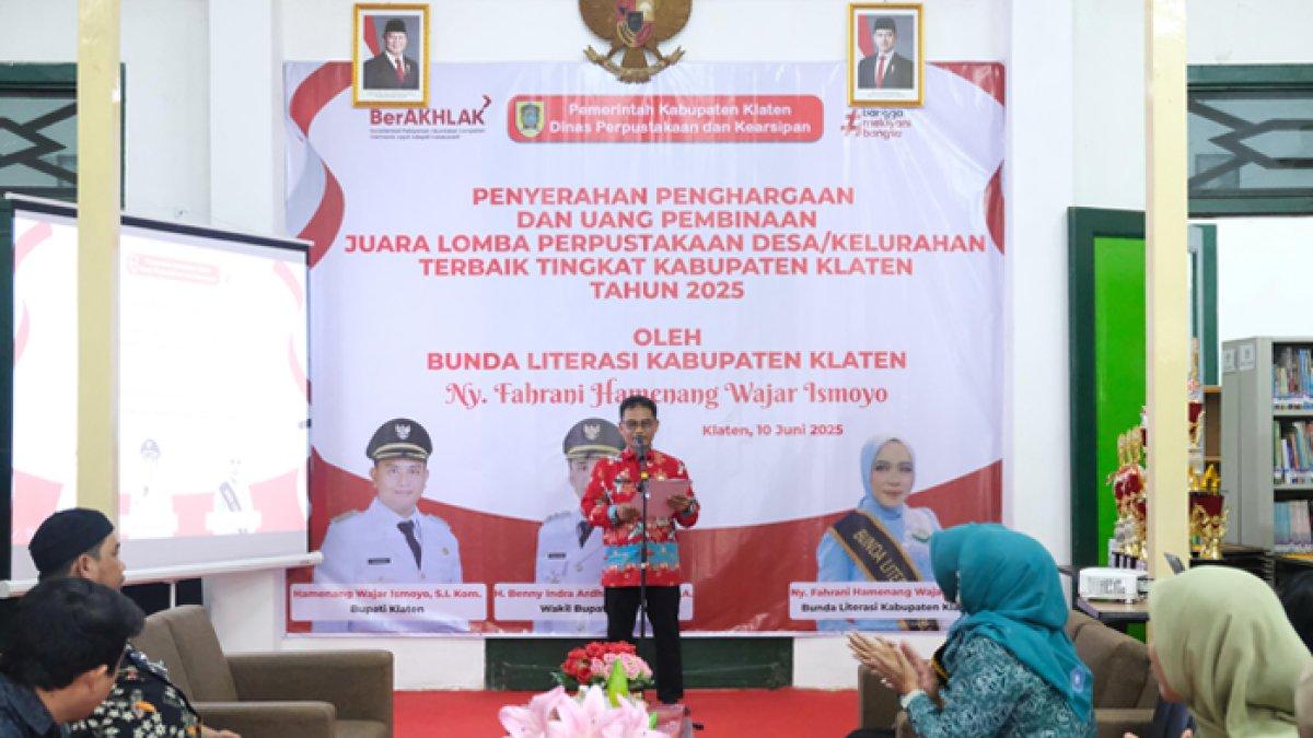 LOMBA PERPUSTAKAAN DESA - Dispersip mengumumkan hasil Lomba Perpustakaan Desa/Kelurahan Tingkat Kabupaten Klaten Tahun 2025.