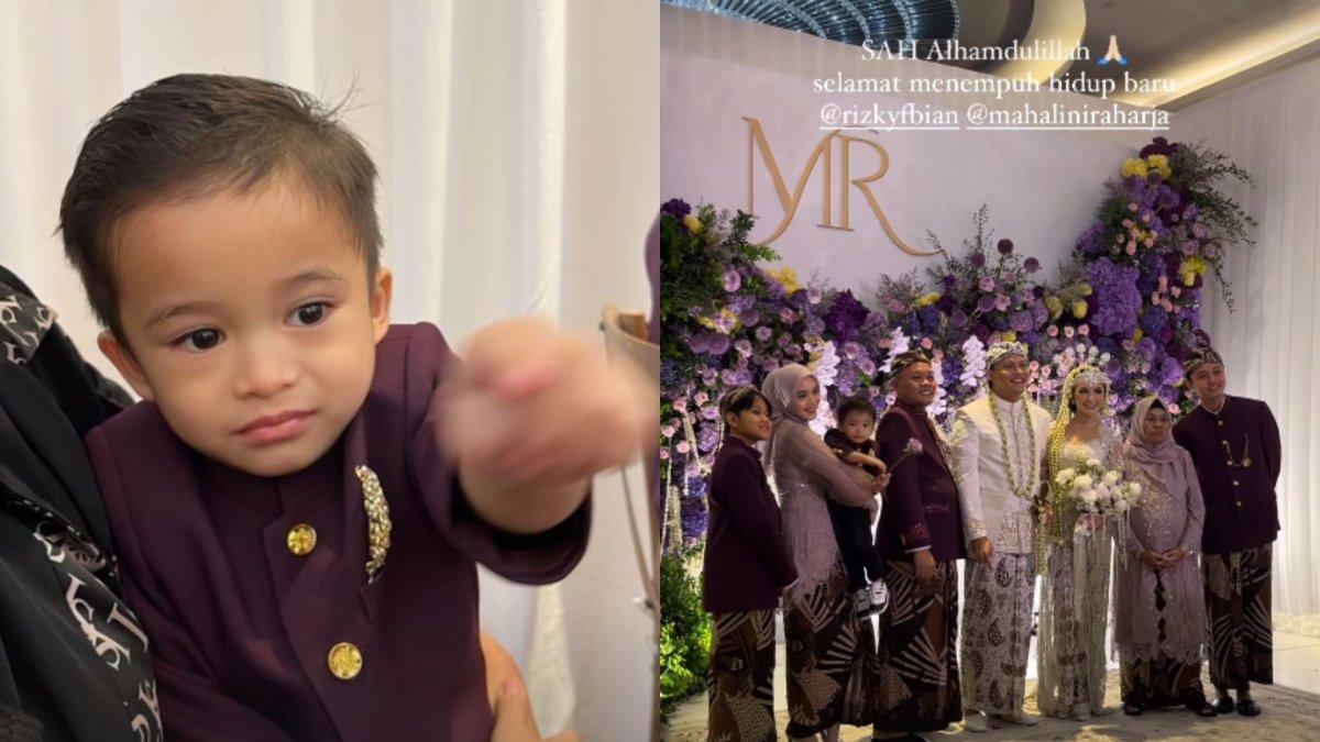 Diwakili Adzam, Nathalie Holscher tak hadir di pernikahan Rizky Febian dan Mahalini.