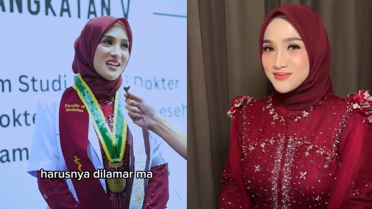 Dokter muda viral ingin dilamar usai diwisuda.