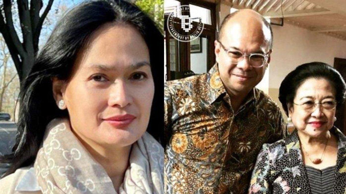 Donna Harun dan mantan suaminya, Romy Soekarno.