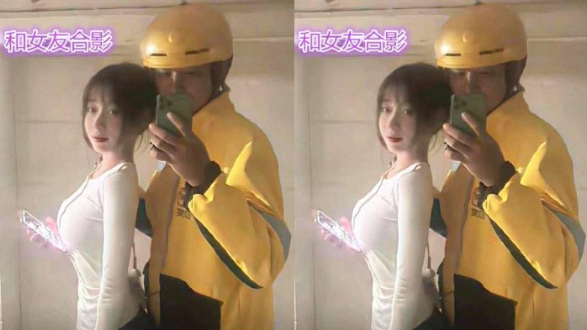Driver online ditemai pacar cantik saat antar pesanan (1)