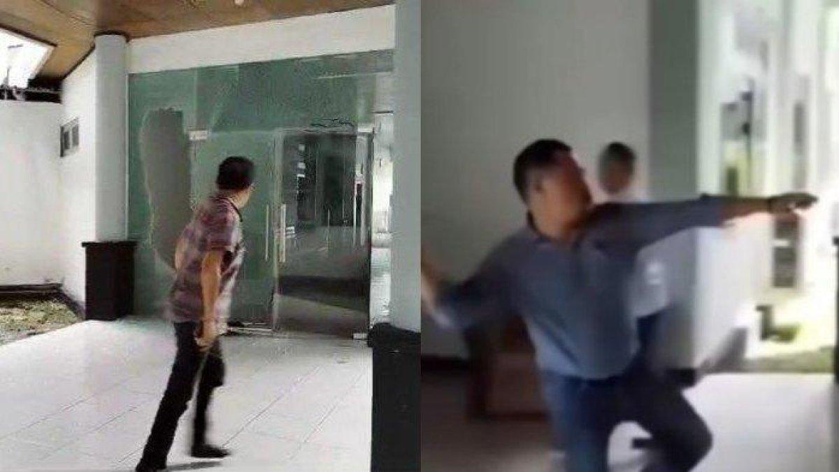 Dua anggota DPRD Maluku Tengah lakukan perusakan pintu kaca