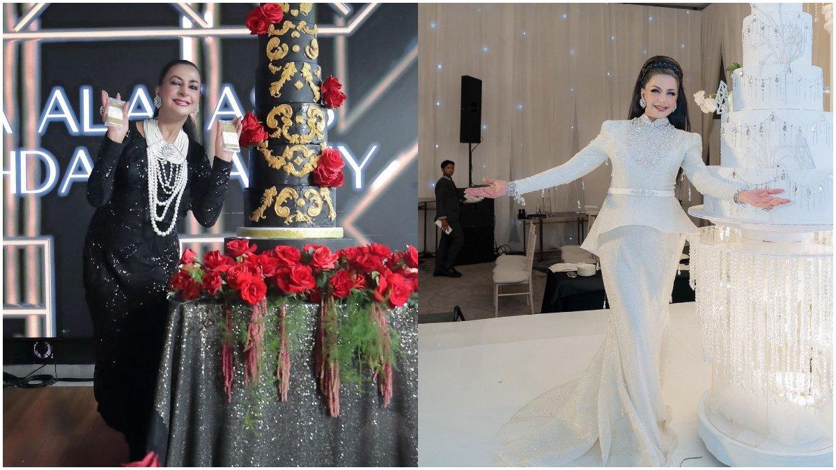 Dua momen pesta ulang tahun Ala Alatas, ibunda Tasyi Athasyia dan Tasya Farasya.